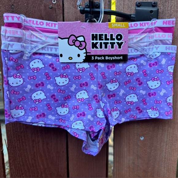 Hello Kitty Other - Hello Kitty 3 Pack Junior Boyshort